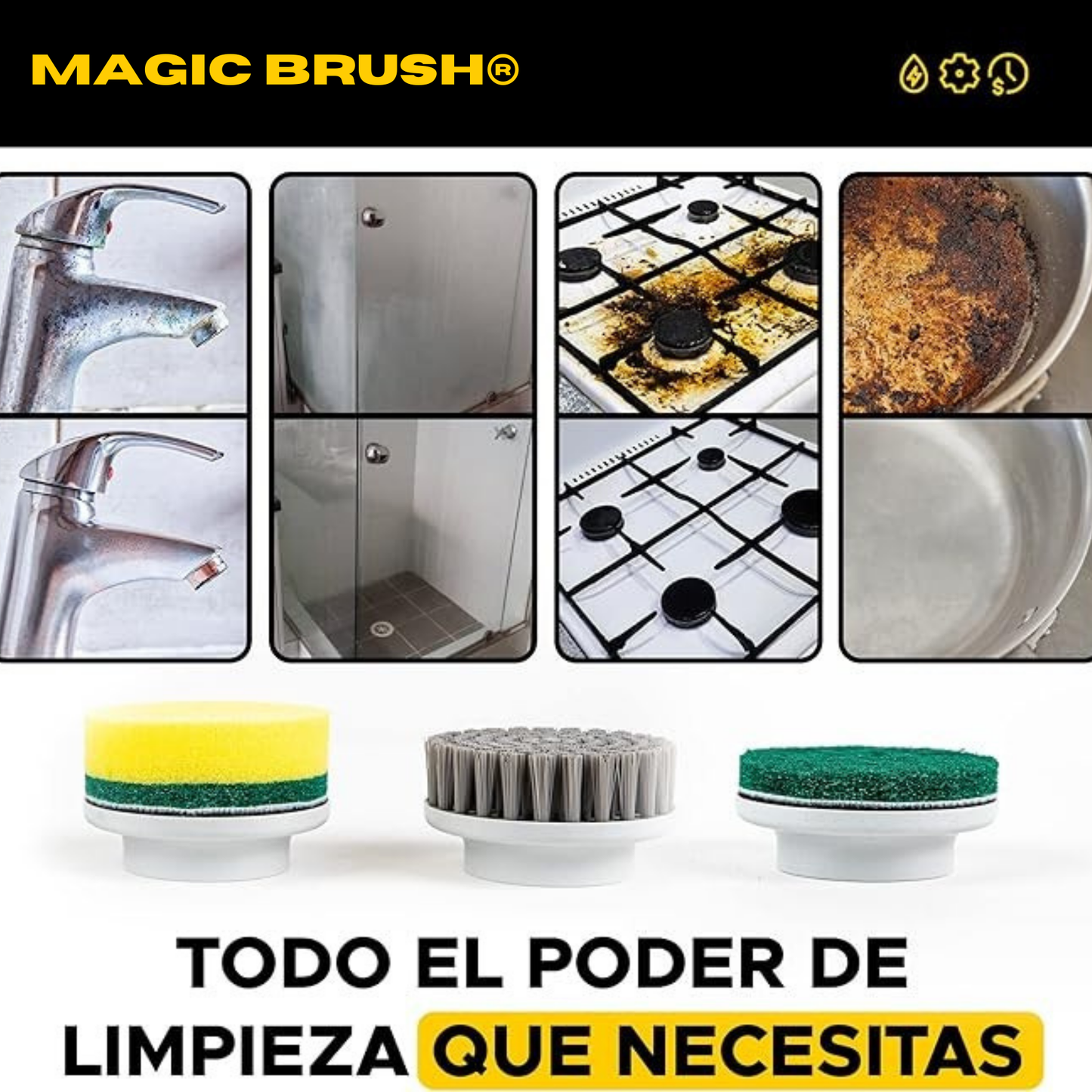 Combo x3 Magic Brush®️ | Pack Cocina Completo