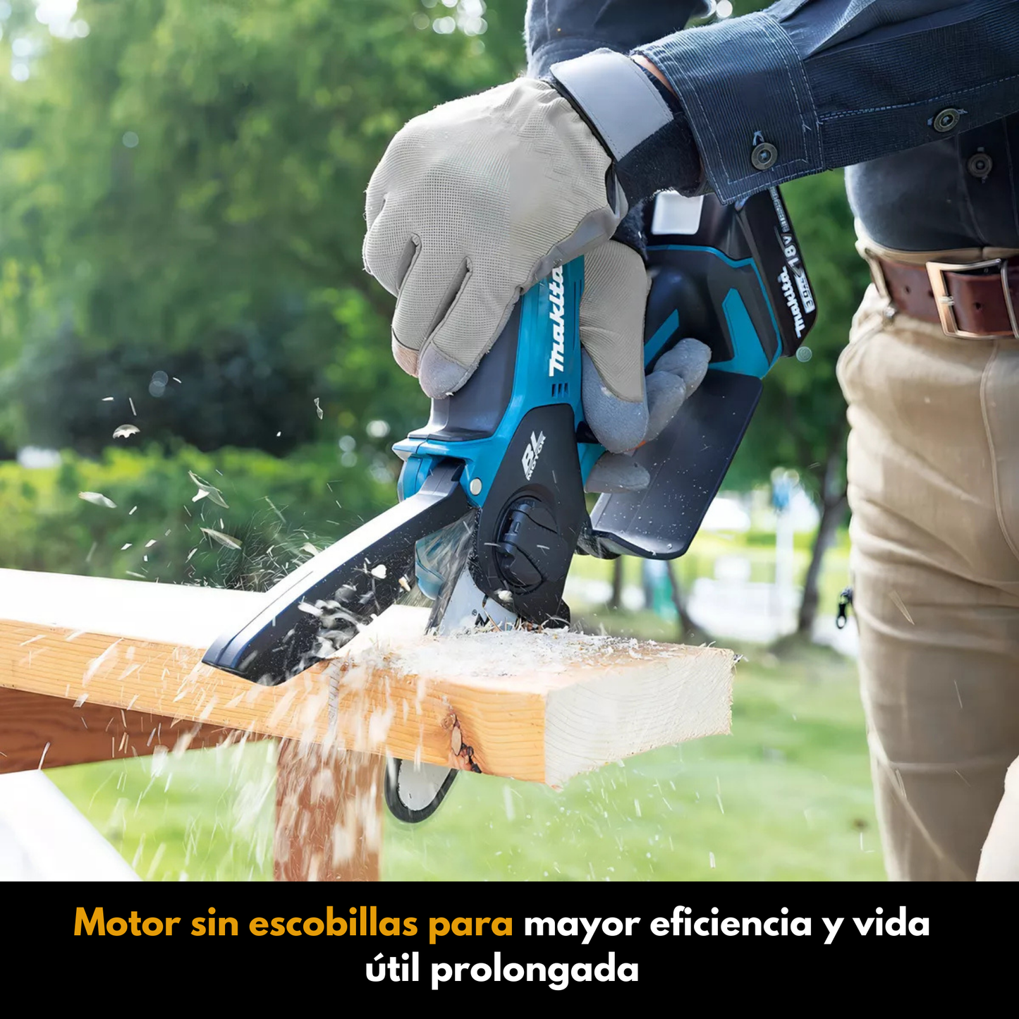 Moto Sierra a Batería con Accesorios Makita
