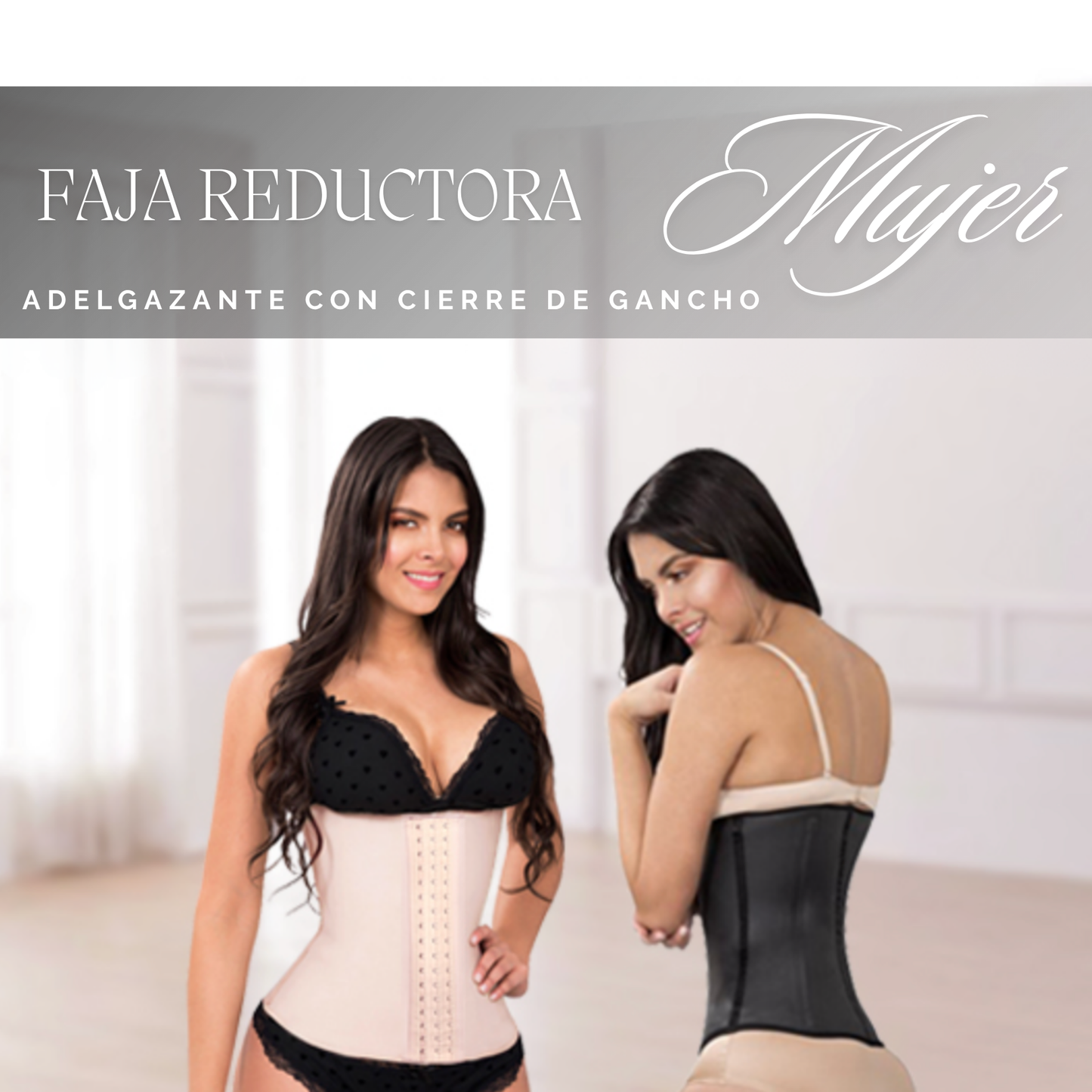 Fajas Reductoras Mujer Corset Abdominal Moldeador Deportivo