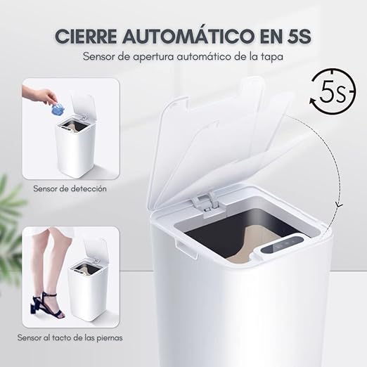 Caneca Inalámbrica | Sensor de Movimiento | PLEGABLE