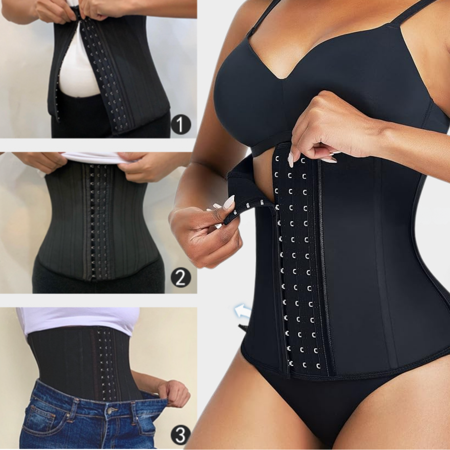 Fajas Reductoras Mujer Corset Abdominal Moldeador Deportivo