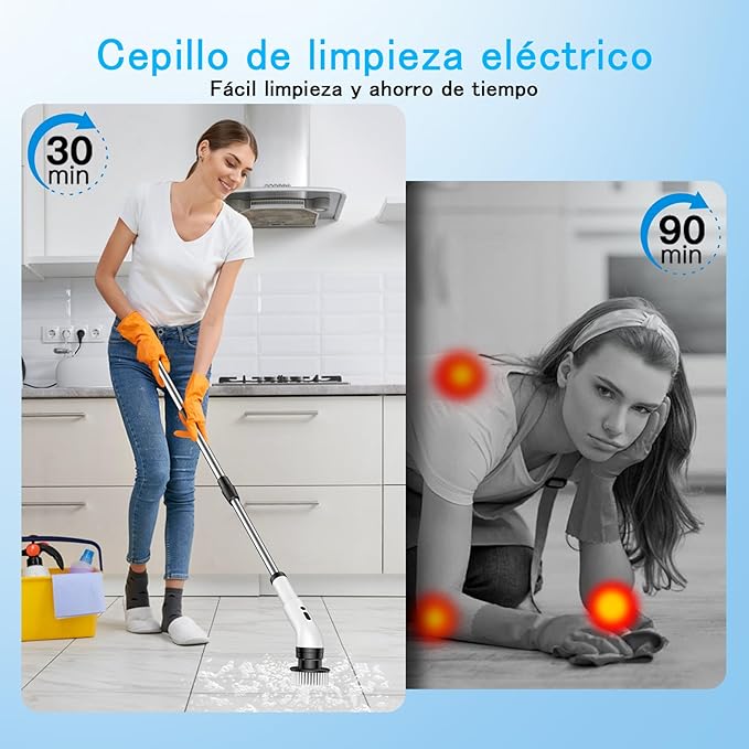EasyClean™️ Cepillo Eléctrico Limpieza Hogar 9 en 1