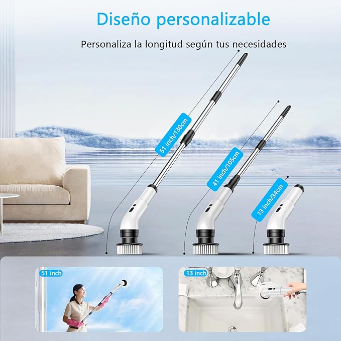 EasyClean™️ Cepillo Eléctrico Limpieza Hogar 9 en 1