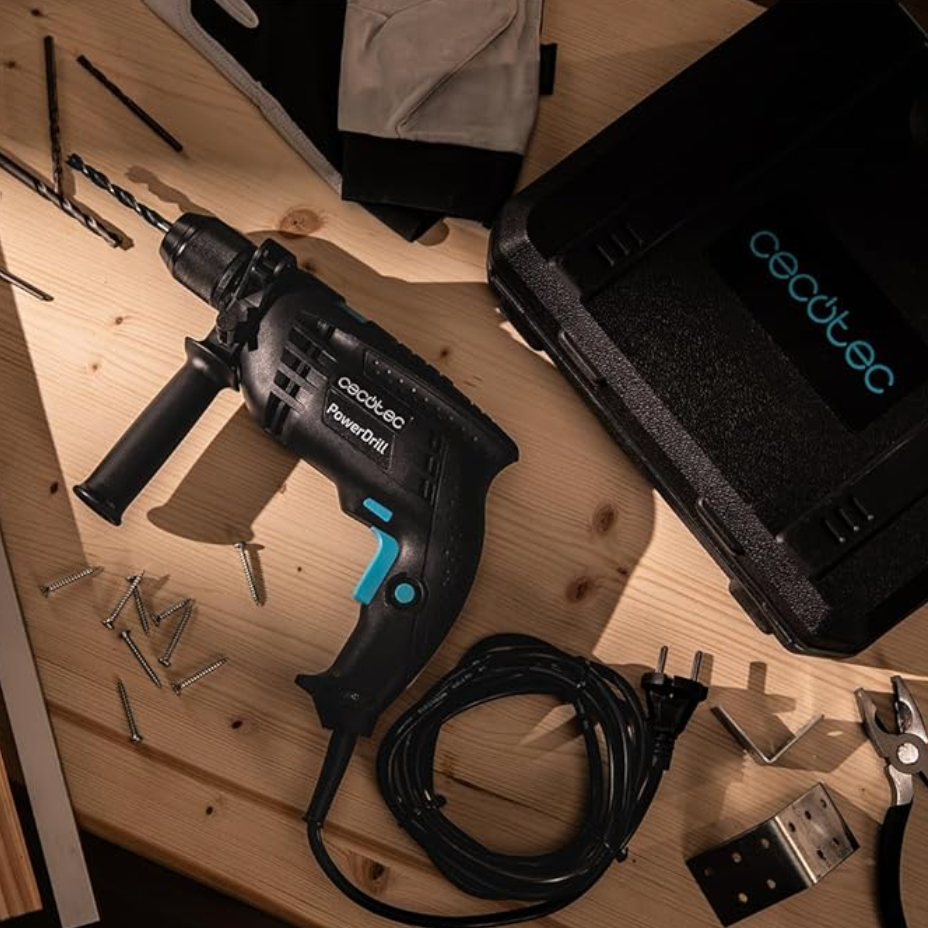 Taladro Cecotec Inalambrico y con Cable | Accesorios Incluidos