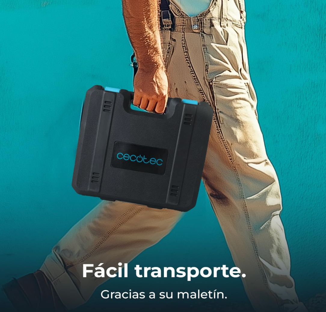 Taladro Cecotec Inalambrico y con Cable | Accesorios Incluidos