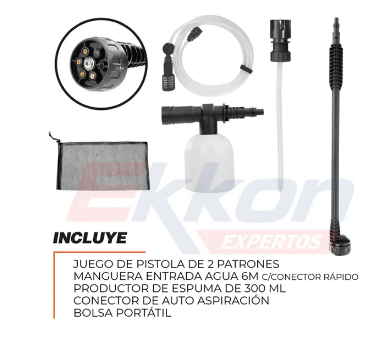 Hidrolavadora Portátil 20V INGCO – ¡Potencia Inalámbrica!