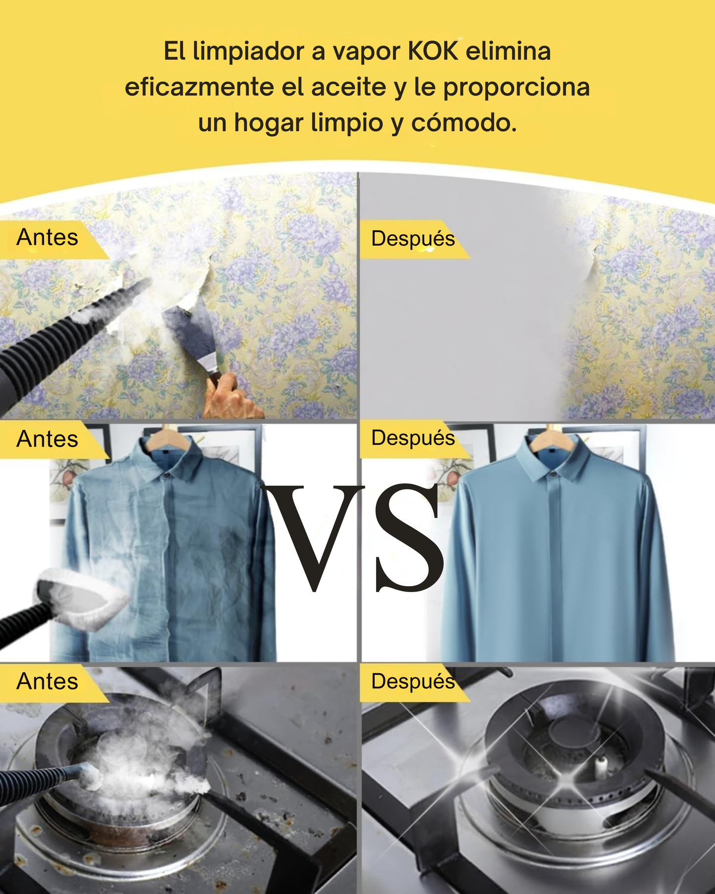Vaporeta KOK™️ Multifunciones | Accesorios Incluidos