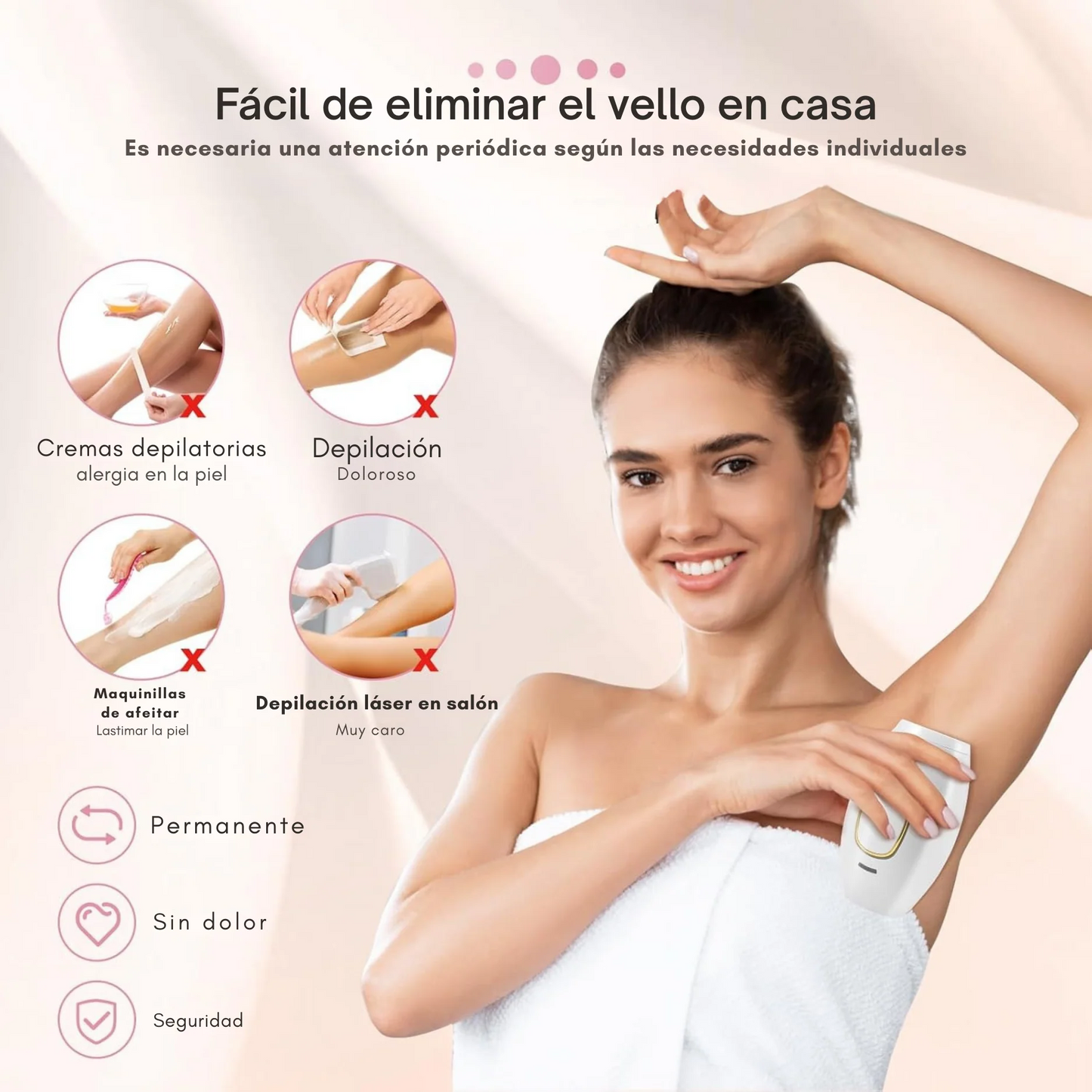 Depiladora Laser SilkGlow™️ | Depilación Láser Rápida | Luz Pulsada IPL