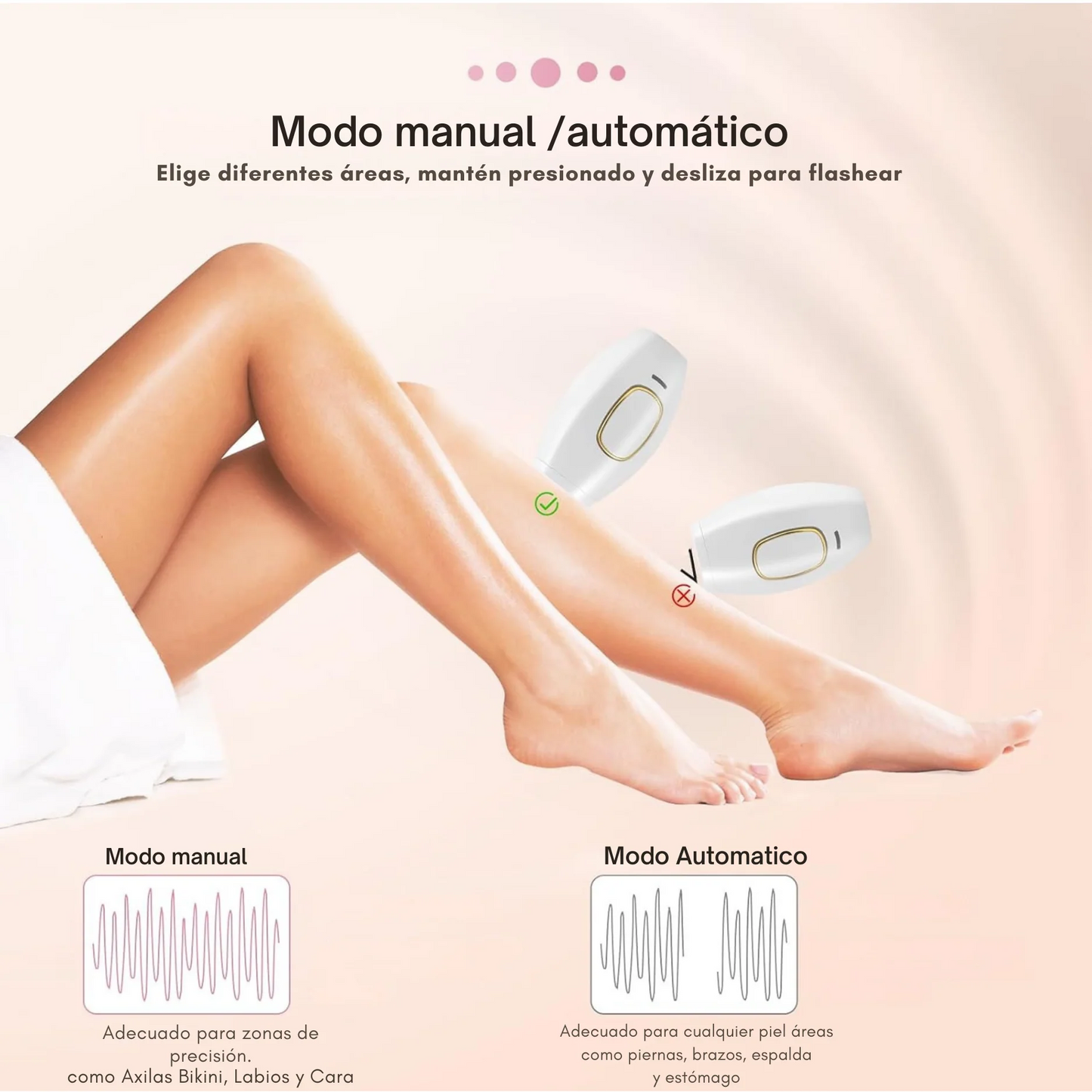 Depiladora Laser SilkGlow™️ | Depilación Láser Rápida | Luz Pulsada IPL