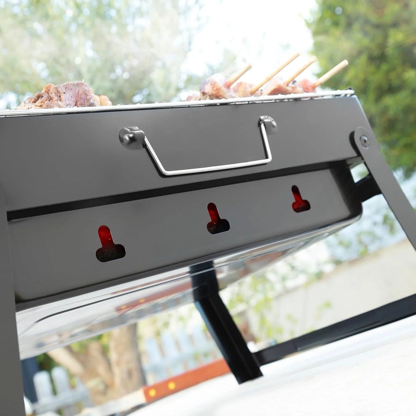 Barbacoa Portátil y Plegable | Accesorios Incluidos