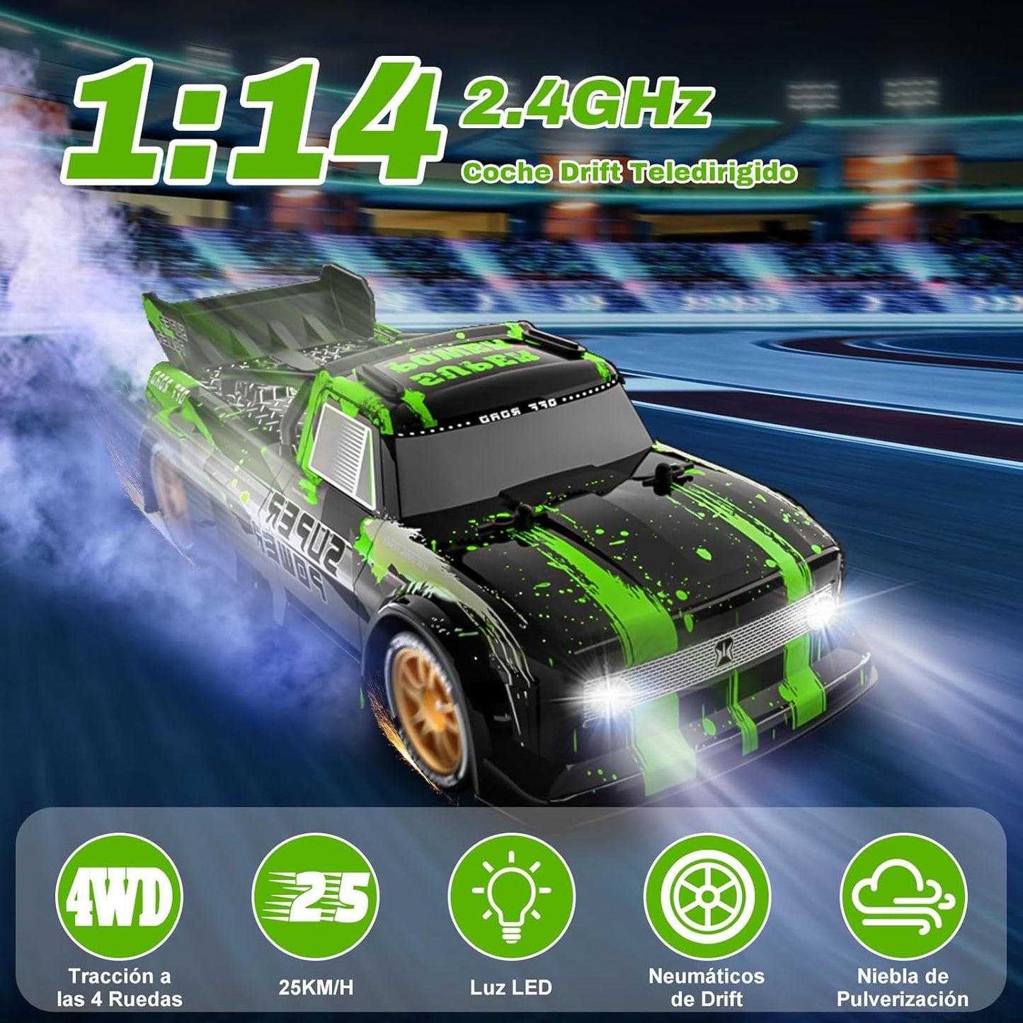 Carro RC Drift | Accesorios Incluidos | 45 km/h | BOOST Original™️