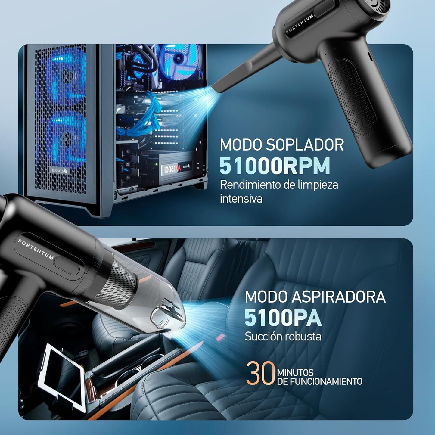 Soplador Aspirador Extraturbo™️ Multiusos