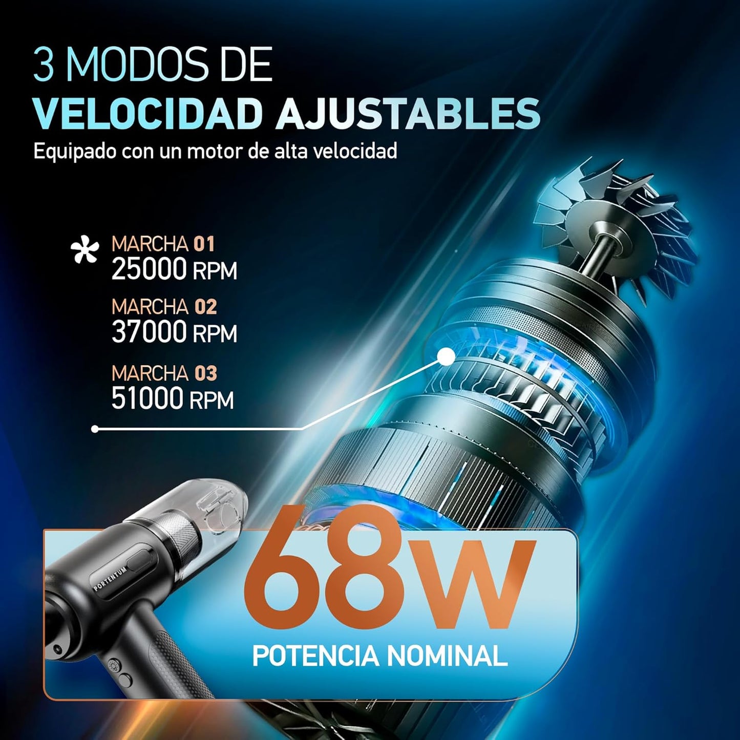 Soplador Aspirador Extraturbo™️ Multiusos
