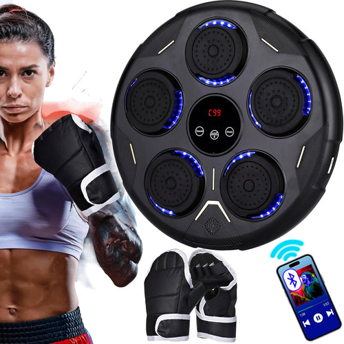 Máquina de Boxeo Bluetooth Musical + Guantes Regalo | Adultos y niños