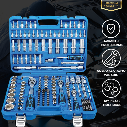 Juego de Llaves y Herramientas | Marca BGS®️ | Completo 192 Piezas