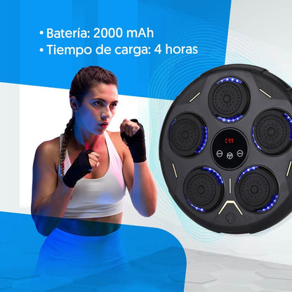 Máquina de Boxeo Bluetooth Musical + Guantes Regalo | Adultos y niños