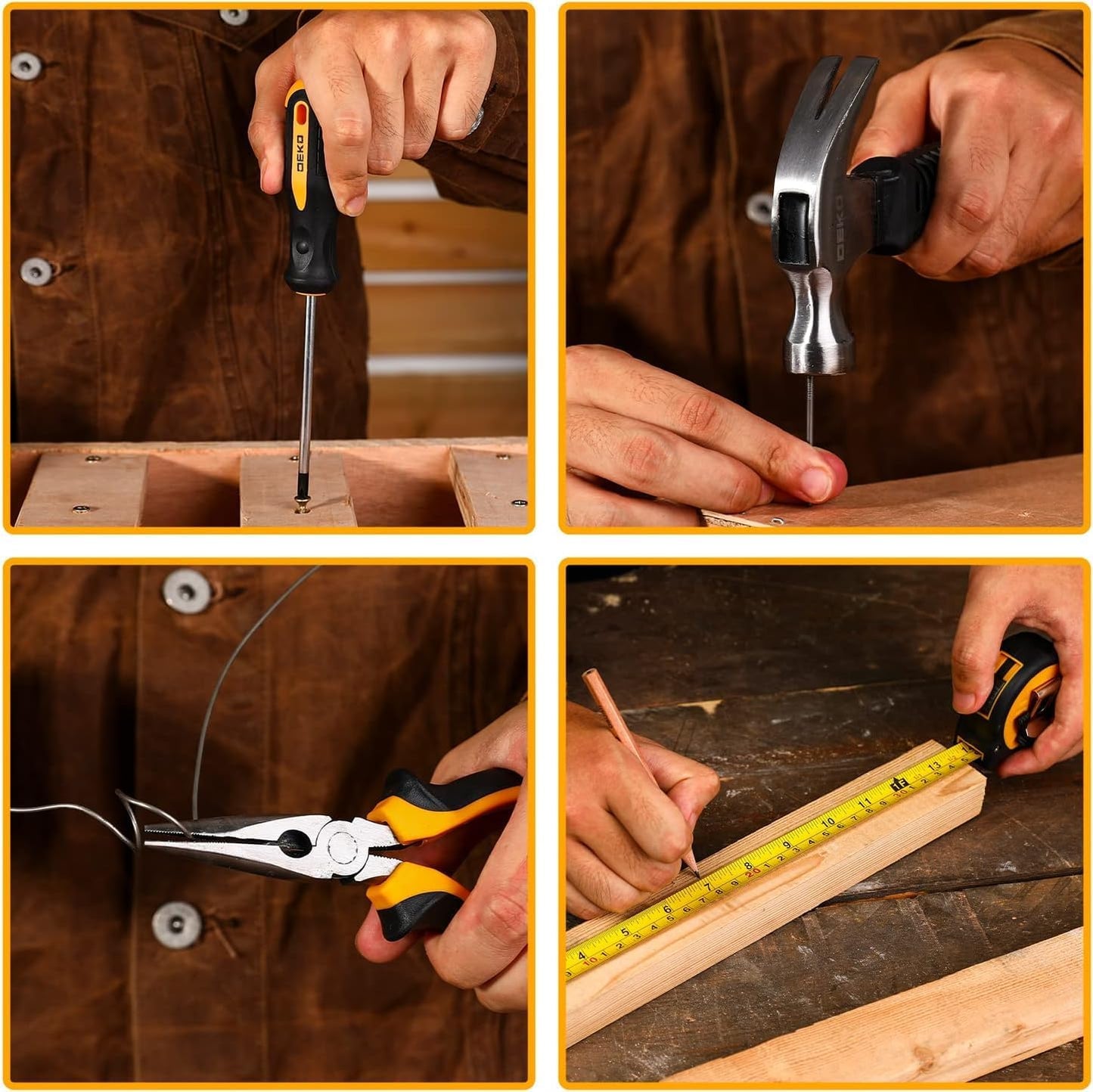 Kit Completo Maletín Taladro DEKO | Accesorios Incluidos