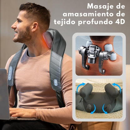 Masajeador Inalambrico con Inflarrojo