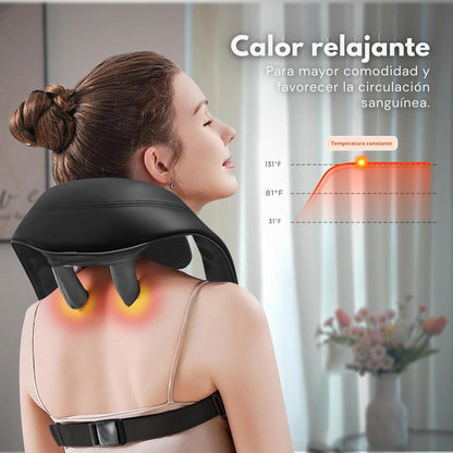 Masajeador Inalambrico con Inflarrojo