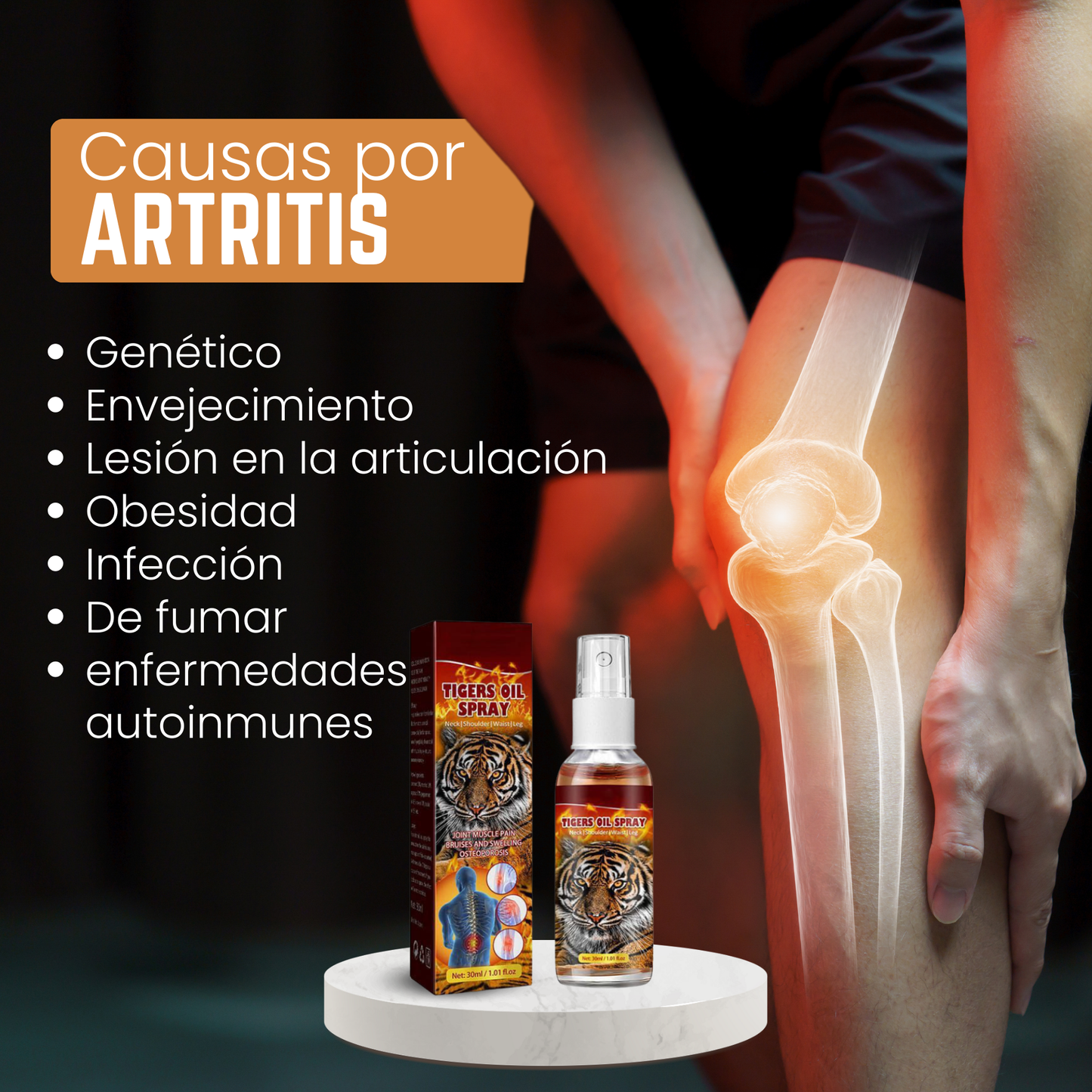 Tiger Oil | Relajación Muscular | Elimina el Dolor