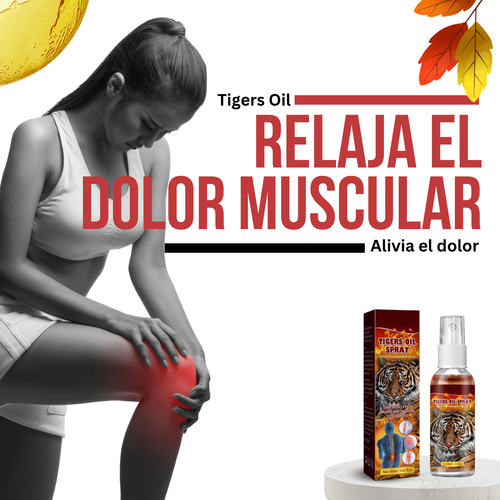 Tiger Oil | Relajación Muscular | Elimina el Dolor