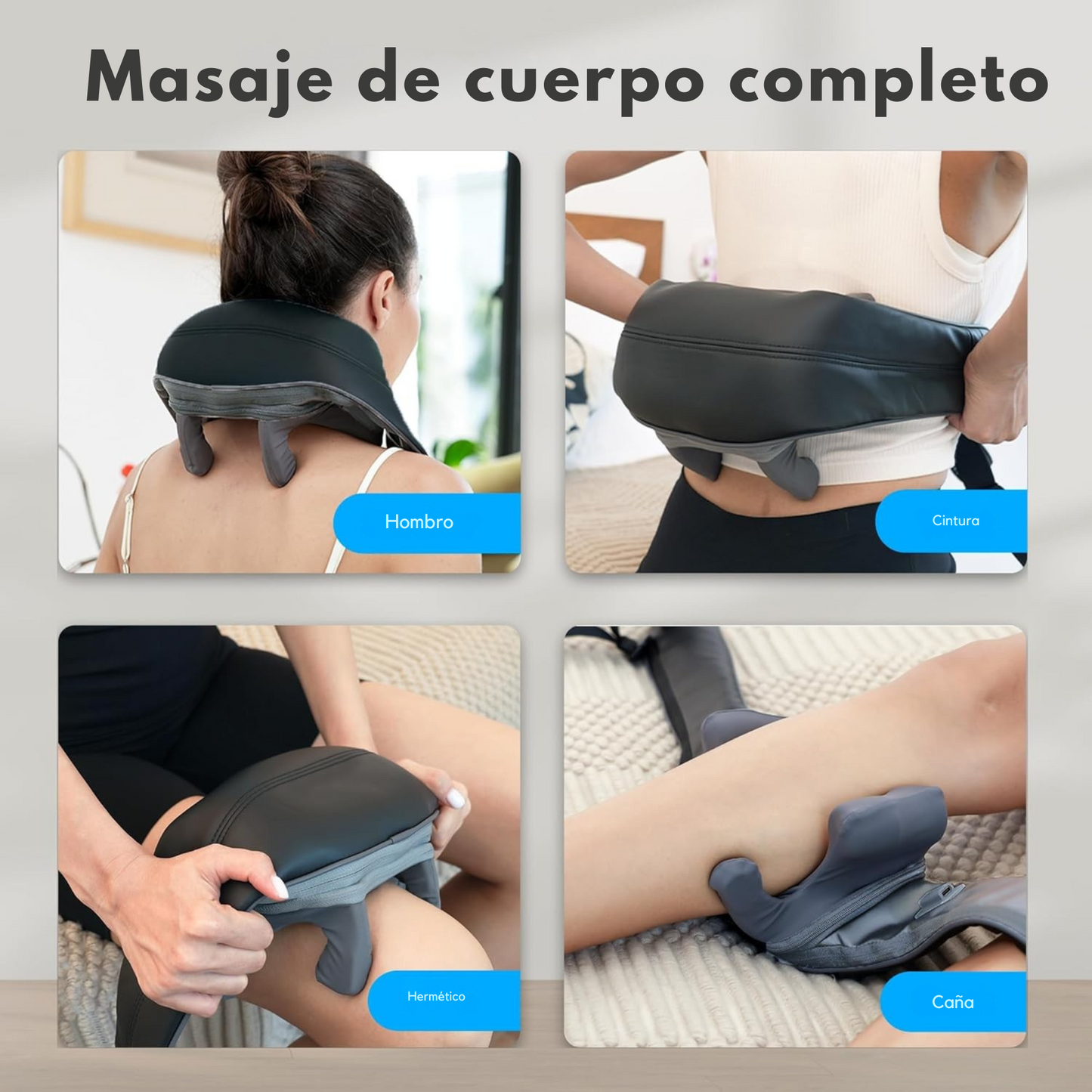 Masajeador Inalambrico con Inflarrojo