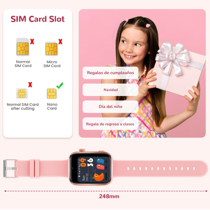 Smartech™️ Reloj con GPS y CÁMARA | Para Control Parental de Hijos