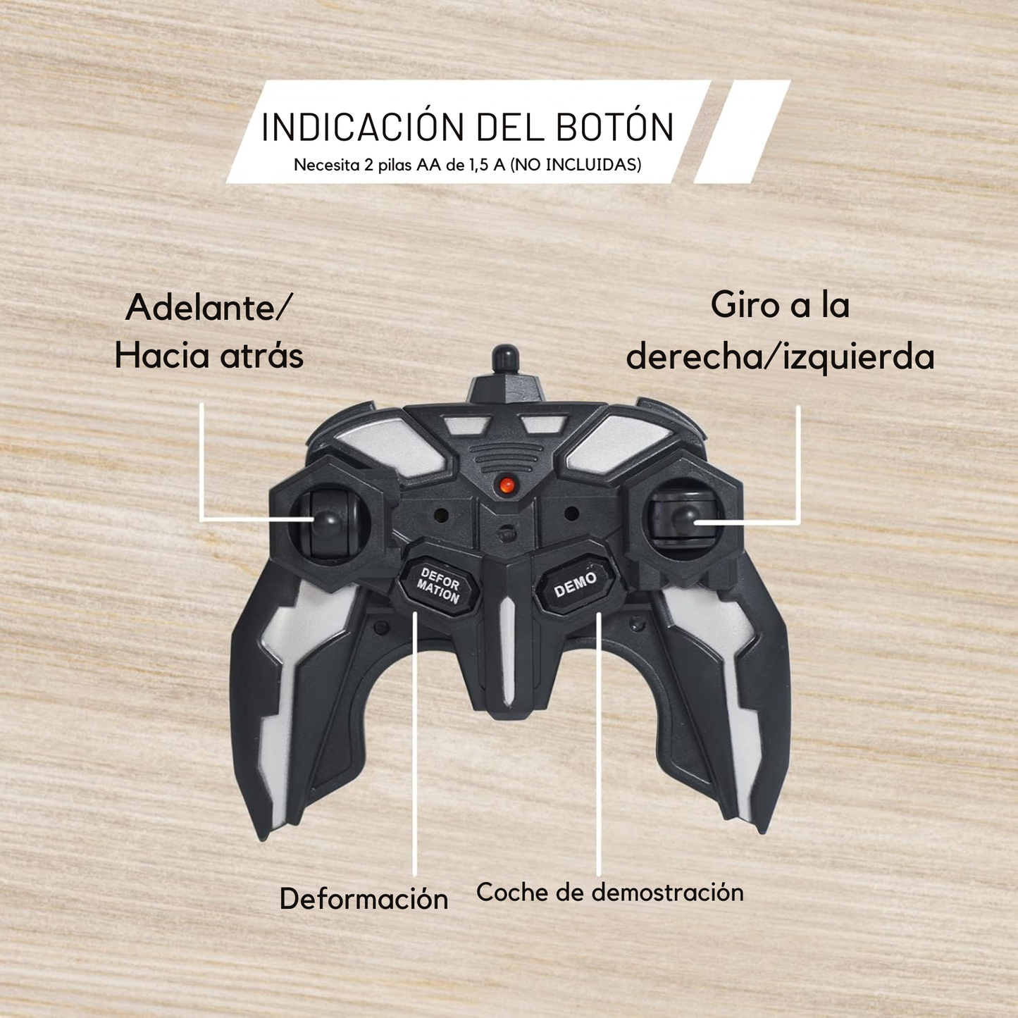 Transformer™️ Auto a control remoto con transformación | Musica y Gestos