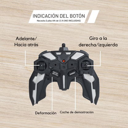 Transformer™️ Auto a control remoto con transformación | Musica y Gestos