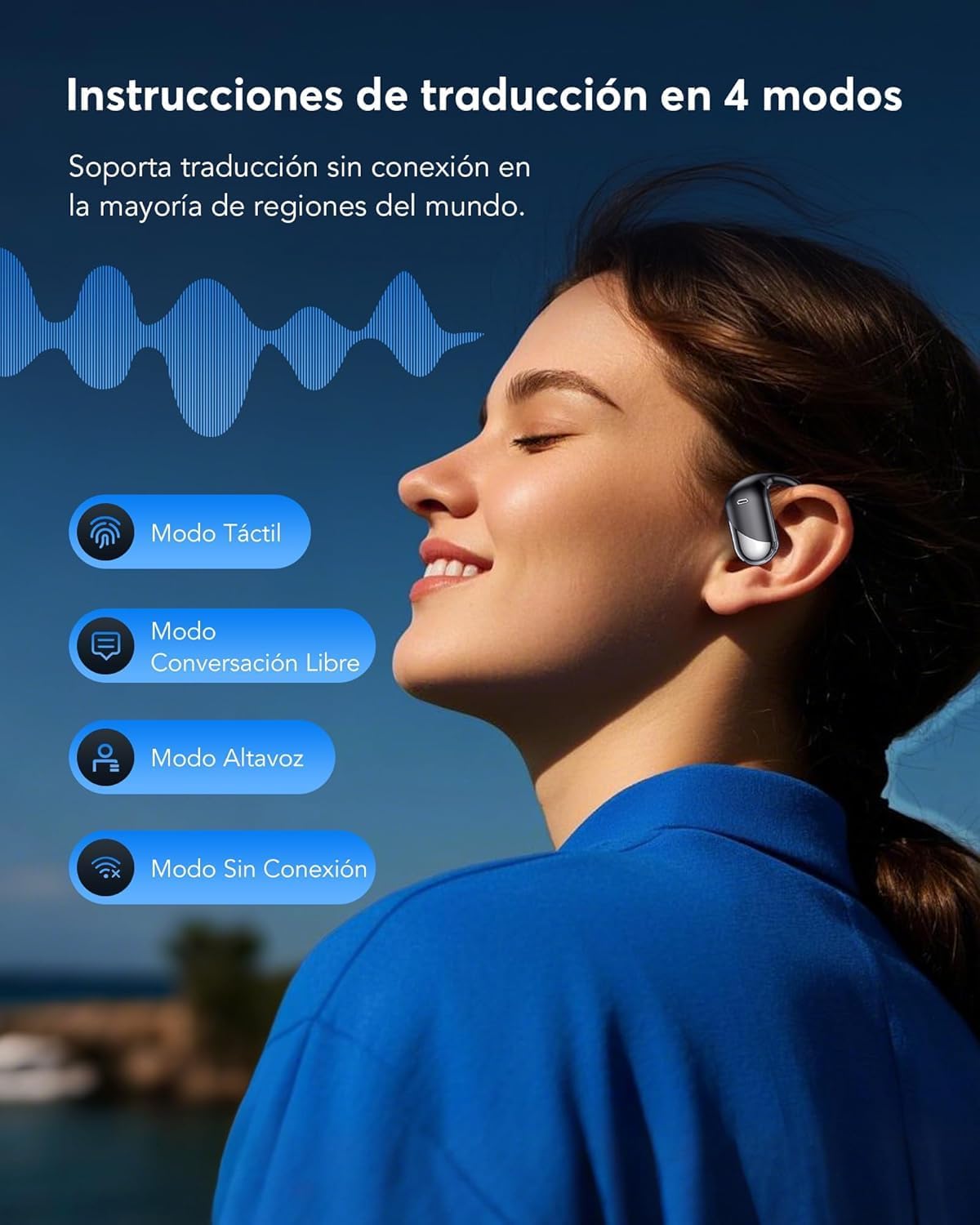 Audifonos de Traducción con IA en Tiempo Real: Compatibles  144 Idiomas