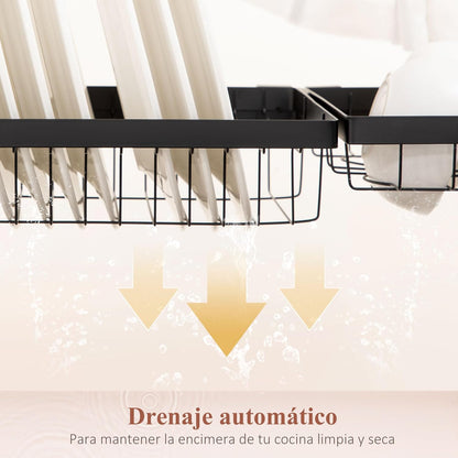 Escurridor para Platos con 2 niveles | Ligero.y Montable