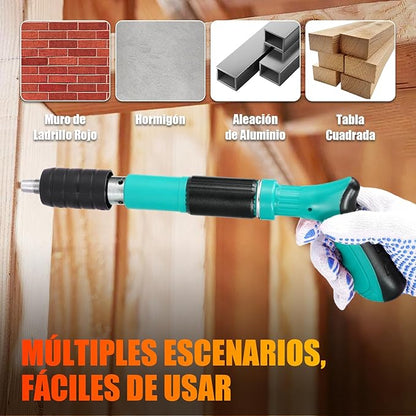 KIT PISTOLA DE REMACHE MAKITA | 200 CLAVOS | KIT COMPLETO + OBSEQUIO