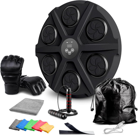 Máquina de Boxeo Bluetooth Musical + Guantes Regalo | Adultos y niños