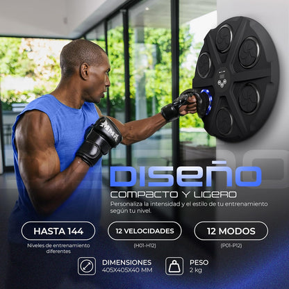 Máquina de Boxeo Bluetooth Musical + Guantes Regalo | Adultos y niños