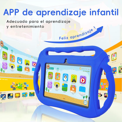 Android Tablet para niños, 7 Pulgadas HD Tablet Infantil, 2GB RAM 32GB ROM, WiFi